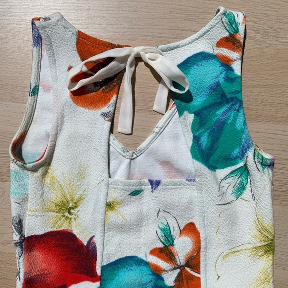 Anthropologie Floral Peplum Top - Picture 2 of 2